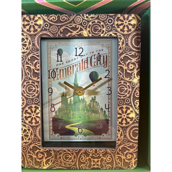 NEW Wicked Emerald City frame desk clock Wizard of Oz musical Broadway - Picture 3 of 8